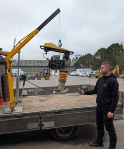 Kran til ladbil fra ASP Produktudvikling