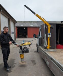 Ladkran til løft af jordlopper fra ASP Produktudvikling