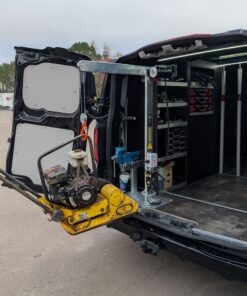 Kran til pladevibrator fra ASP Produktudvikling